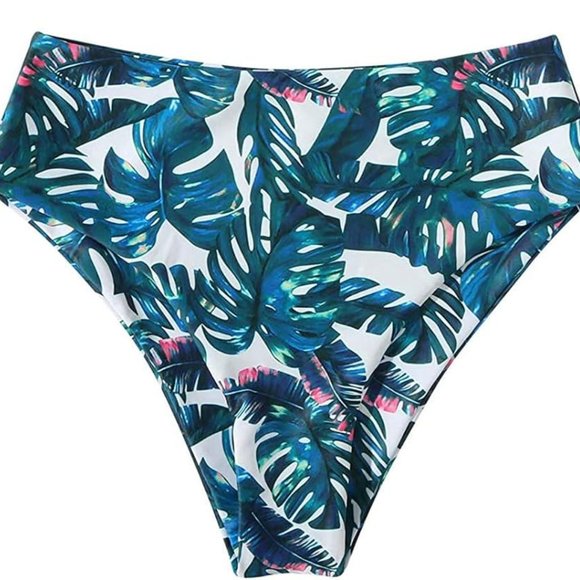 BNWT Sporty double strap tankini swimsuit tank top with bikini bottom si… - Picture 3 of 8